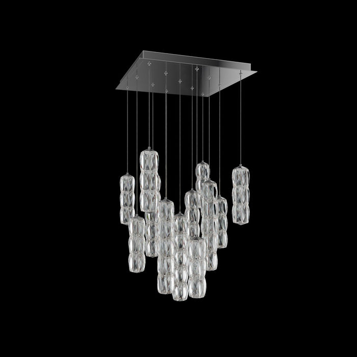 Schonbek S26513S-401R LED Pendant, Polished Stainless Steel
