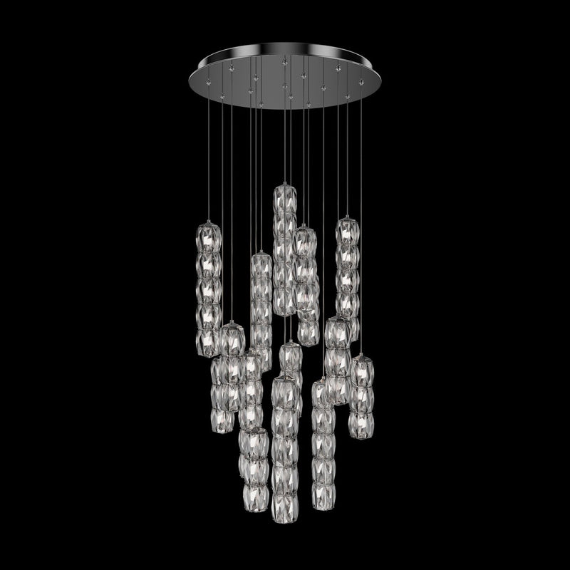 Schonbek S26515-401R LED Pendant, Polished Stainless Steel