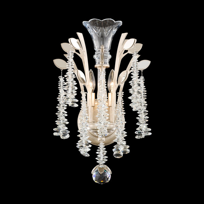 Schonbek S58503-48R Three Light Wall Sconce, Antique Silver