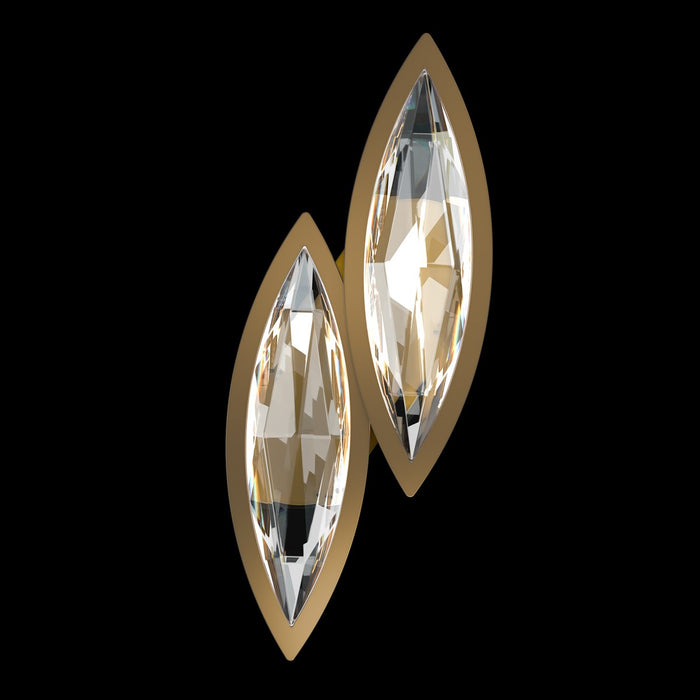 Schonbek S8524-700R LED Wall Sconce, Aged Brass