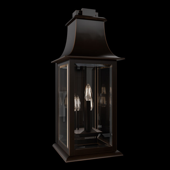 Schonbek SW36525-719 Three Light Outdoor Wall Mount, Oil Rubbed Bronze