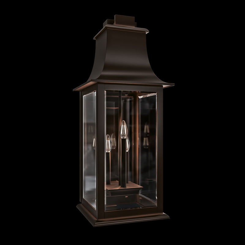 Schonbek SW36532-719 Three Light Outdoor Wall Mount, Oil Rubbed Bronze