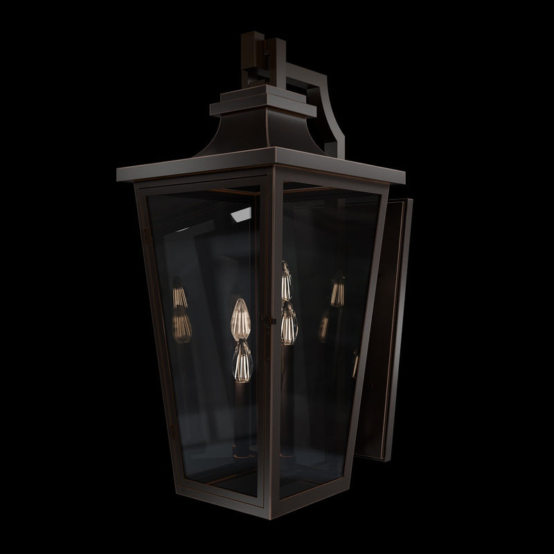 Schonbek SW37531-719 Four Light Outdoor Wall Mount, Oil Rubbed Bronze