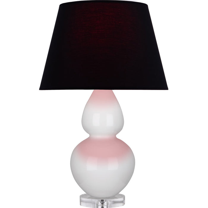 Robert Abbey A670K One Light Table Lamp, Lily Glazed Ceramic w/Lucite
