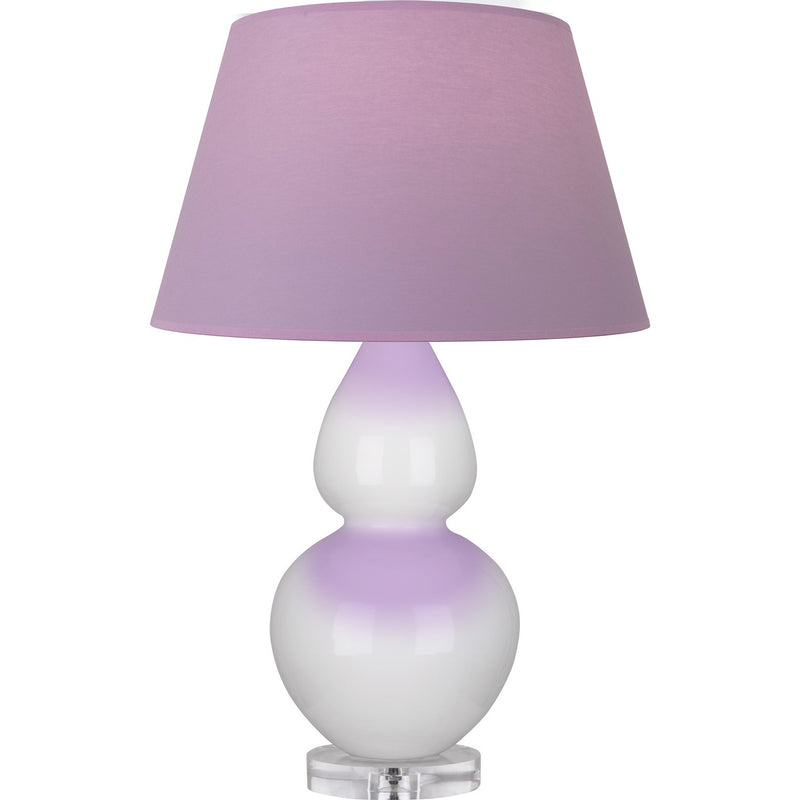Robert Abbey A670L One Light Table Lamp, Lily Glazed Ceramic w/Lucite