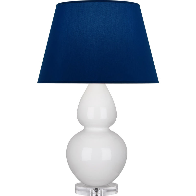 Robert Abbey A670N One Light Table Lamp, Lily Glazed Ceramic w/Lucite