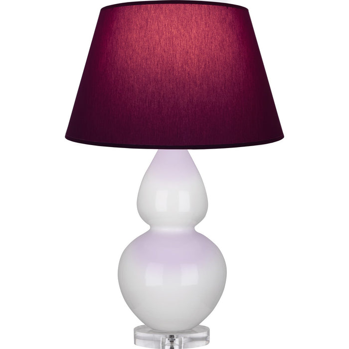 Robert Abbey A670P One Light Table Lamp, Lily Glazed Ceramic w/Lucite