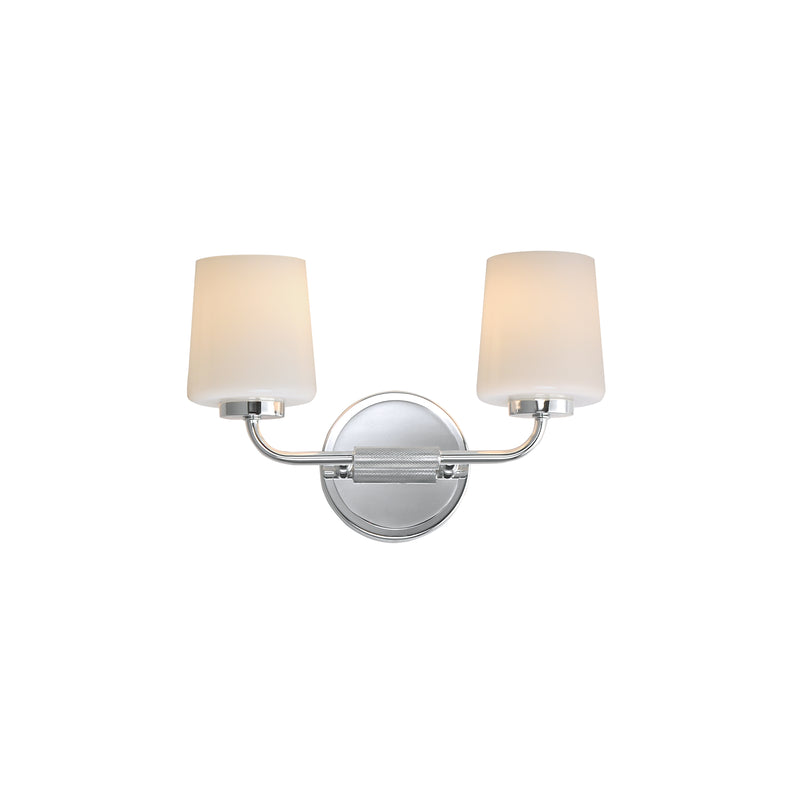 Maxim 12692WTPC Two Light Wall Sconce, Polished Chrome