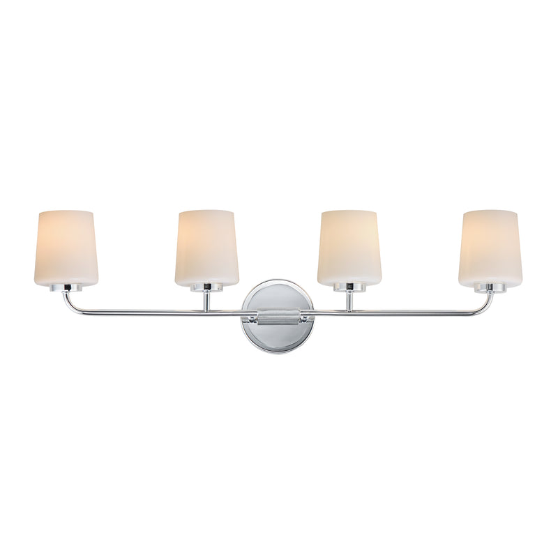 Maxim 12694WTPC Four Light Bath Vanity, Polished Chrome