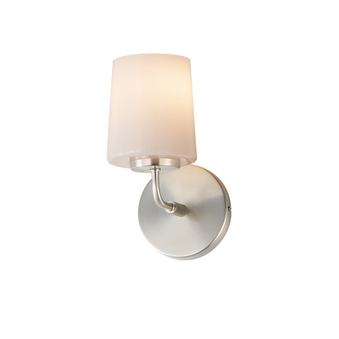 Maxim 12891WTSN One Light Wall Sconce, Satin Nickel