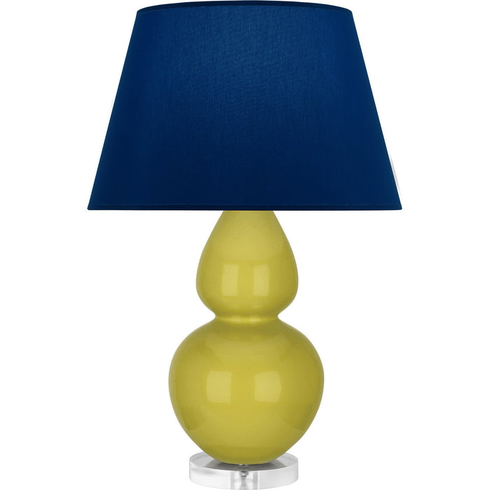 Robert Abbey CI23N One Light Table Lamp, Citron Glazed Ceramic w/Lucite
