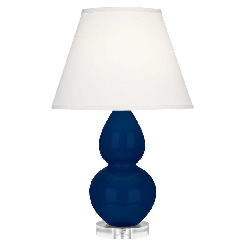 Robert Abbey CT13X One Light Accent Lamp, Cobalt Glazed Ceramic w/Lucite