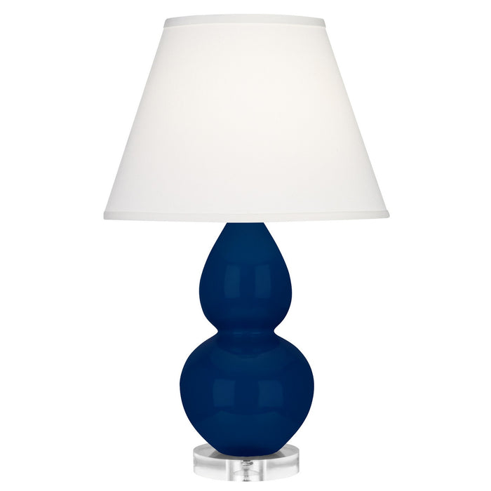 Robert Abbey CT13X One Light Accent Lamp, Cobalt Glazed Ceramic w/Lucite