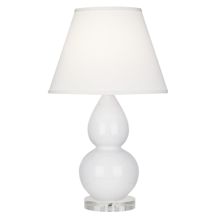 Robert Abbey DY13X One Light Accent Lamp, Daisy Glazed Ceramic w/Lucite