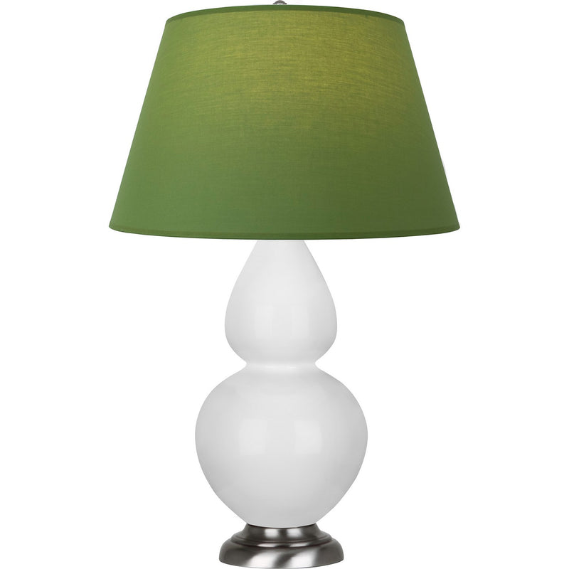 Robert Abbey DY22G One Light Table Lamp, Daisy Glazed Ceramic w/Antique Silvered