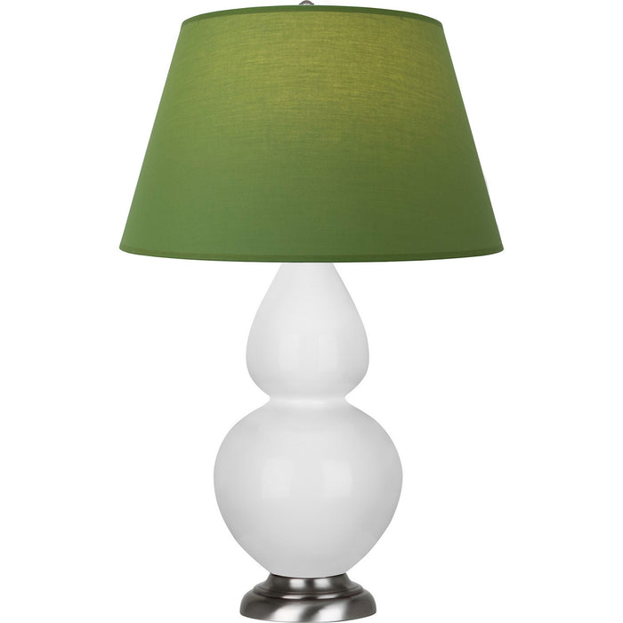 Robert Abbey DY22G One Light Table Lamp, Daisy Glazed Ceramic w/Antique Silvered