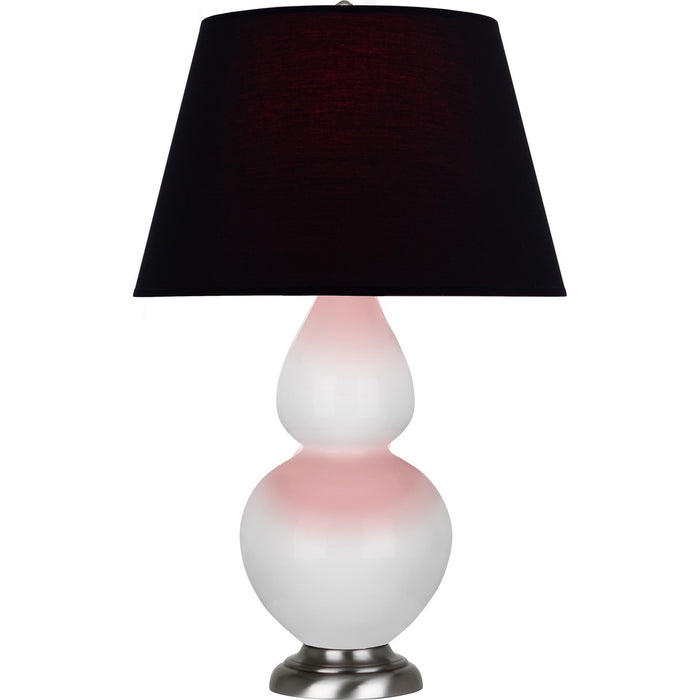 Robert Abbey DY22K One Light Table Lamp, Daisy Glazed Ceramic w/Antique Silvered