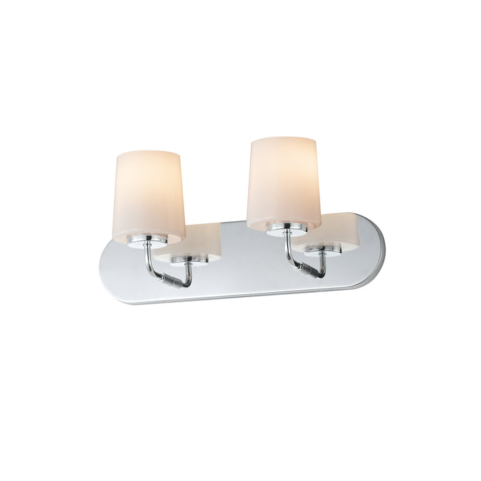 Maxim 12892WTPC Two Light Strip Bath Vanity, Polished Chrome