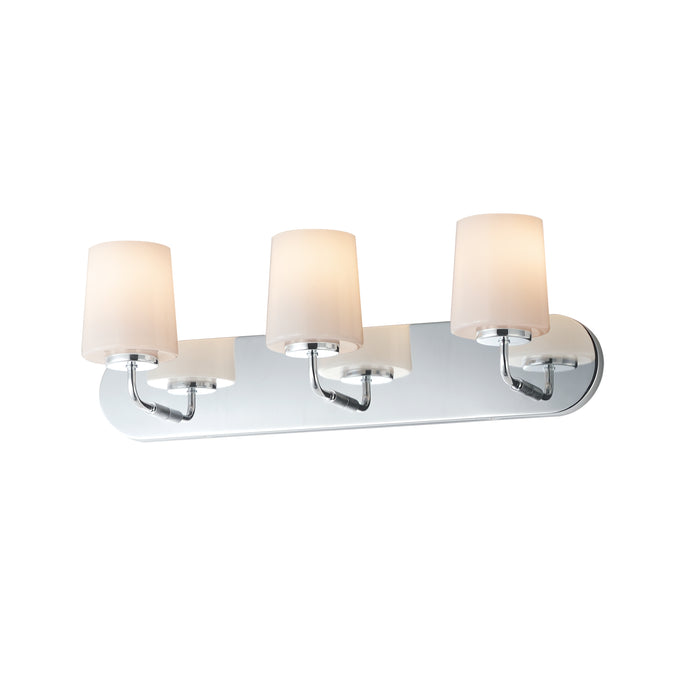 Maxim 12893WTPC Three Light Strip Bath Vanity, Polished Chrome