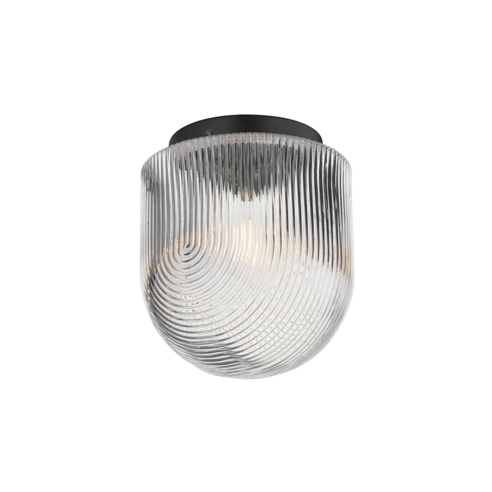Maxim 15120CRBK One Light Flush Mount, Black
