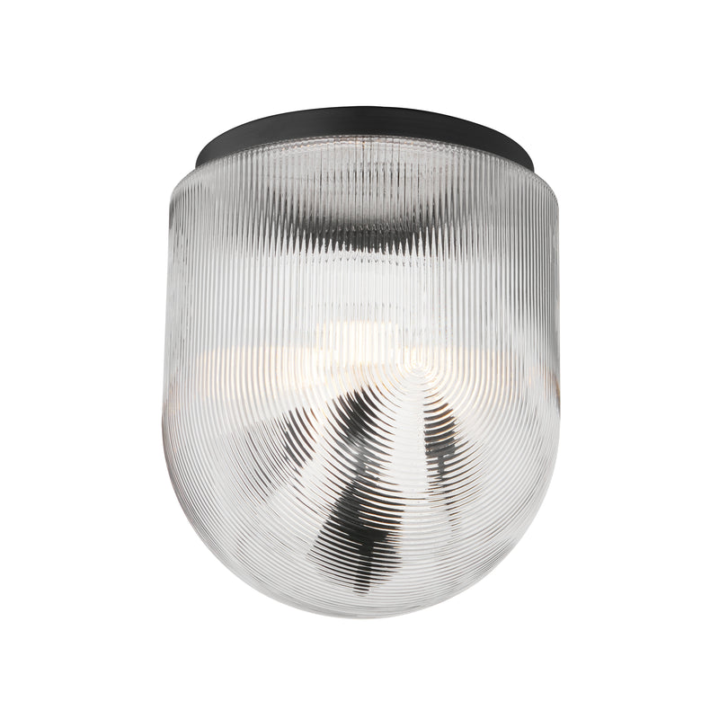 Maxim 15122CRBK Four Light Flush Mount, Black