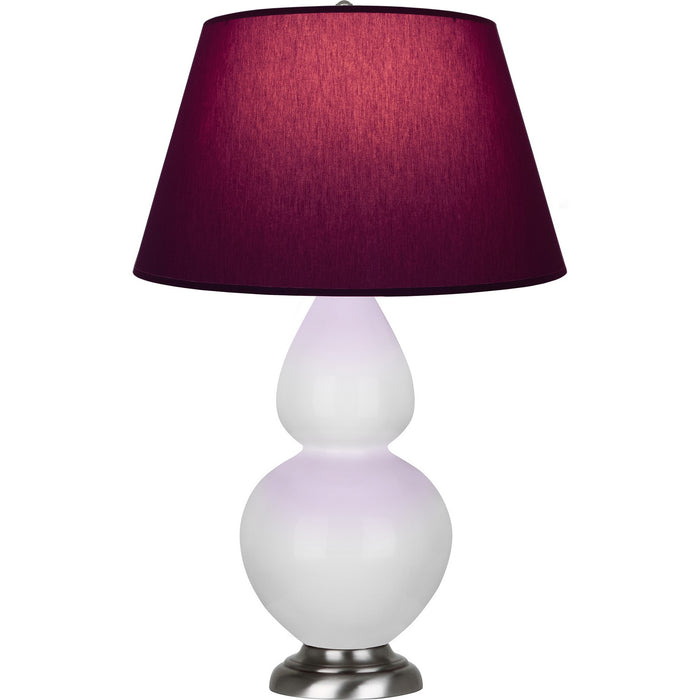Robert Abbey DY22P One Light Table Lamp, Daisy Glazed Ceramic w/Antique Silvered
