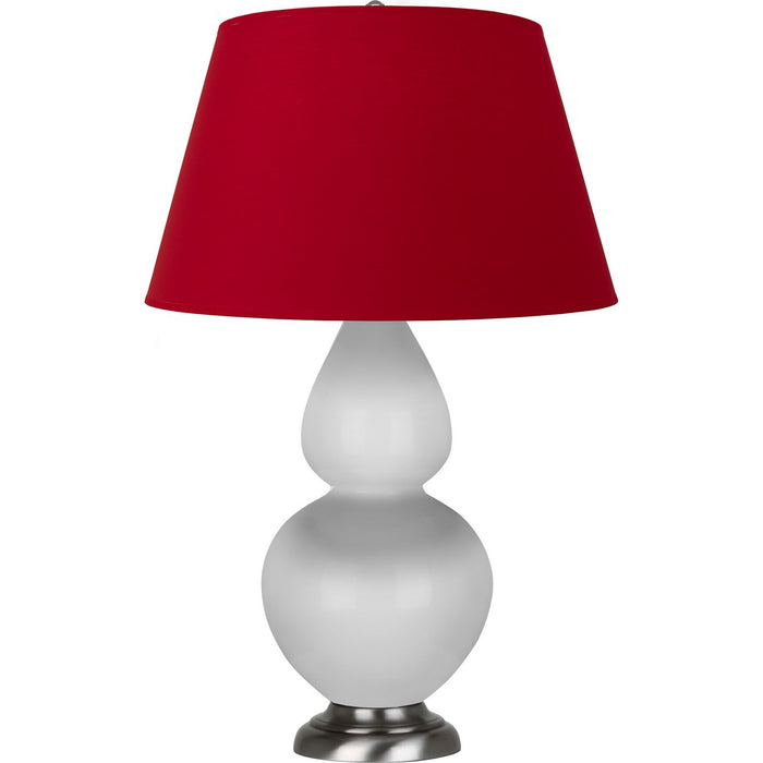 Robert Abbey DY22R One Light Table Lamp, Daisy Glazed Ceramic w/Antique Silvered