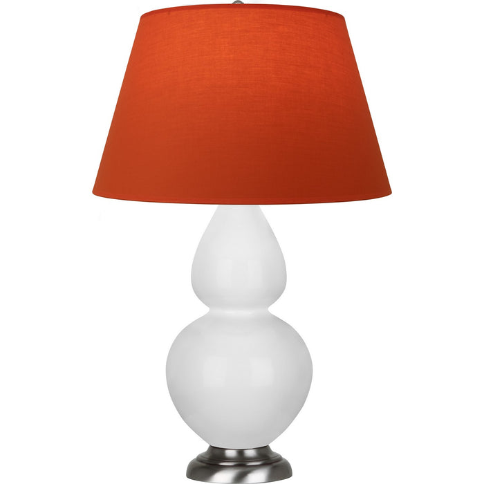 Robert Abbey DY22T One Light Table Lamp, Daisy Glazed Ceramic w/Antique Silvered