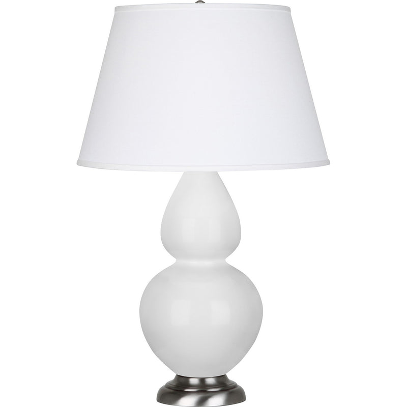 Robert Abbey DY22X One Light Table Lamp, Daisy Glazed Ceramic w/Antique Silvered