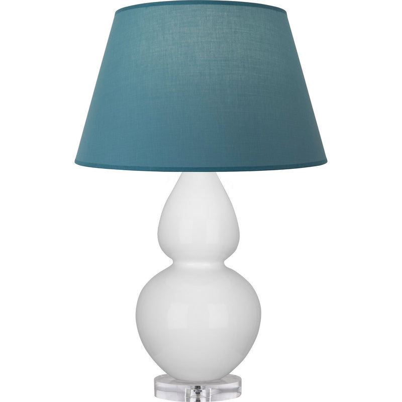 Robert Abbey DY23B One Light Table Lamp, Daisy Glazed Ceramic w/Lucite