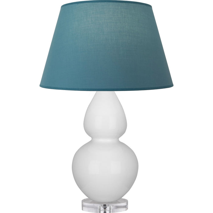 Robert Abbey DY23B One Light Table Lamp, Daisy Glazed Ceramic w/Lucite