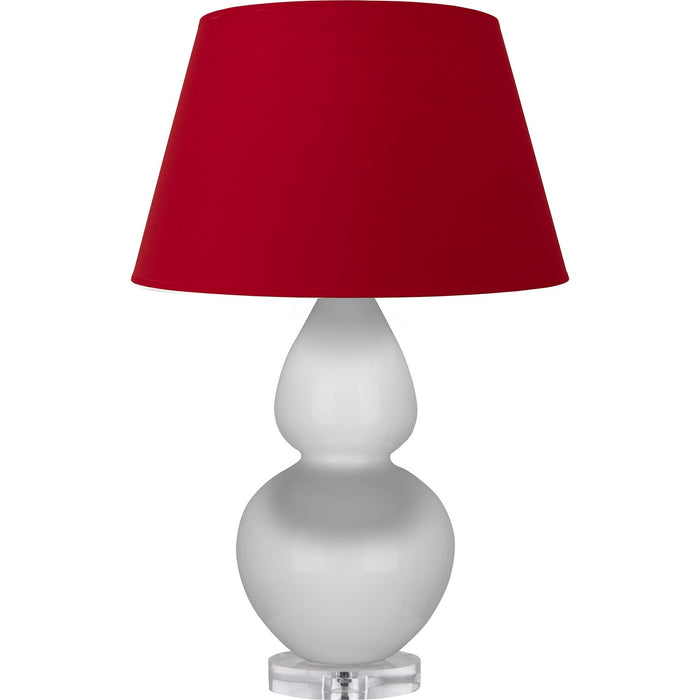 Robert Abbey DY23R One Light Table Lamp, Daisy Glazed Ceramic w/Lucite