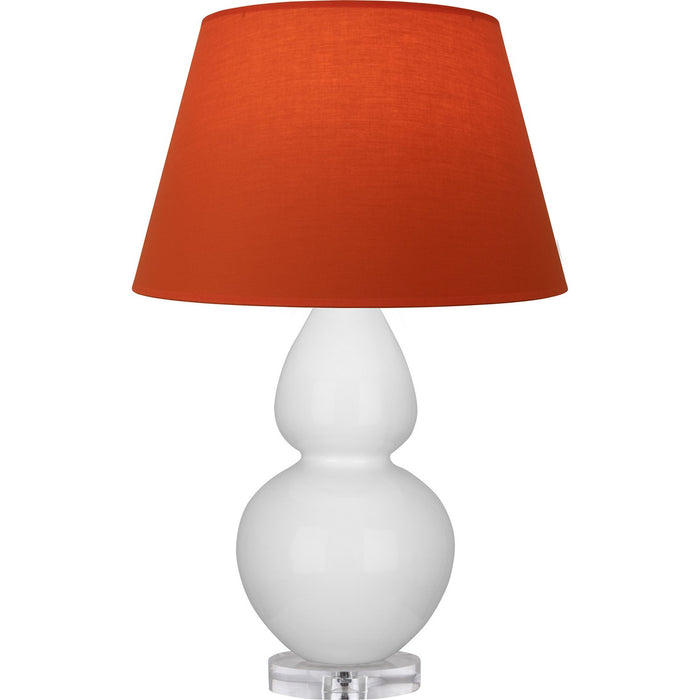 Robert Abbey DY23T One Light Table Lamp, Daisy Glazed Ceramic w/Lucite