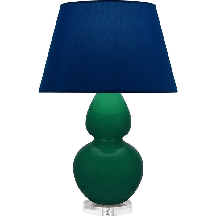 Robert Abbey JU23N One Light Table Lamp, Jungle Glazed Ceramic w/Lucite