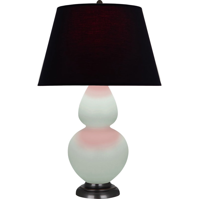 Robert Abbey MCL57K One Light Table Lamp, Matte Celadon Glazed Ceramic w/Deep Patina Bronze