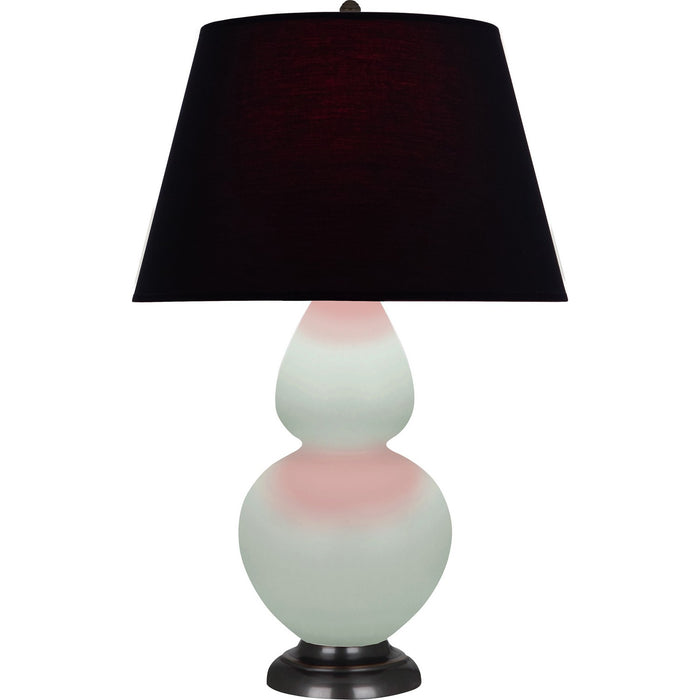 Robert Abbey MCL57K One Light Table Lamp, Matte Celadon Glazed Ceramic w/Deep Patina Bronze