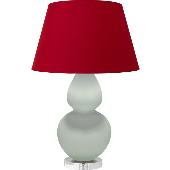 Robert Abbey MCL62R One Light Table Lamp, Matte Celadon Glazed Ceramic w/Lucite