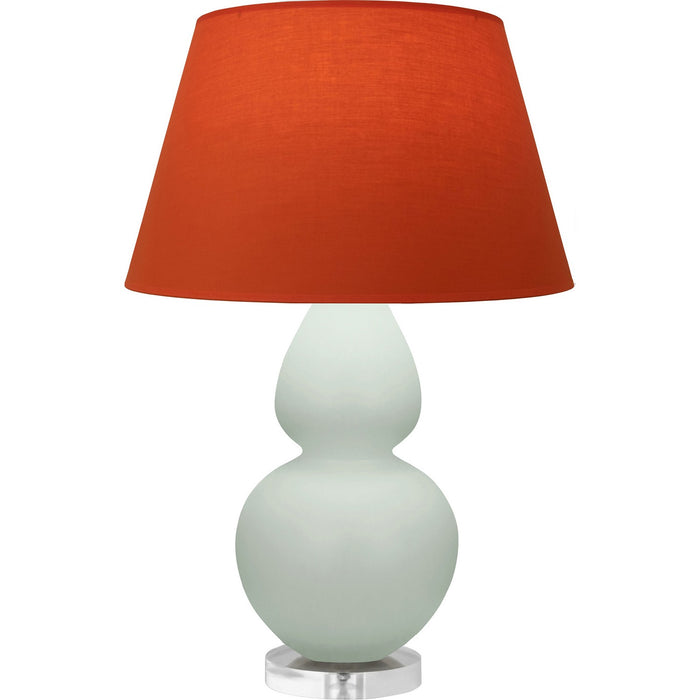 Robert Abbey MCL62T One Light Table Lamp, Matte Celadon Glazed Ceramic w/Lucite