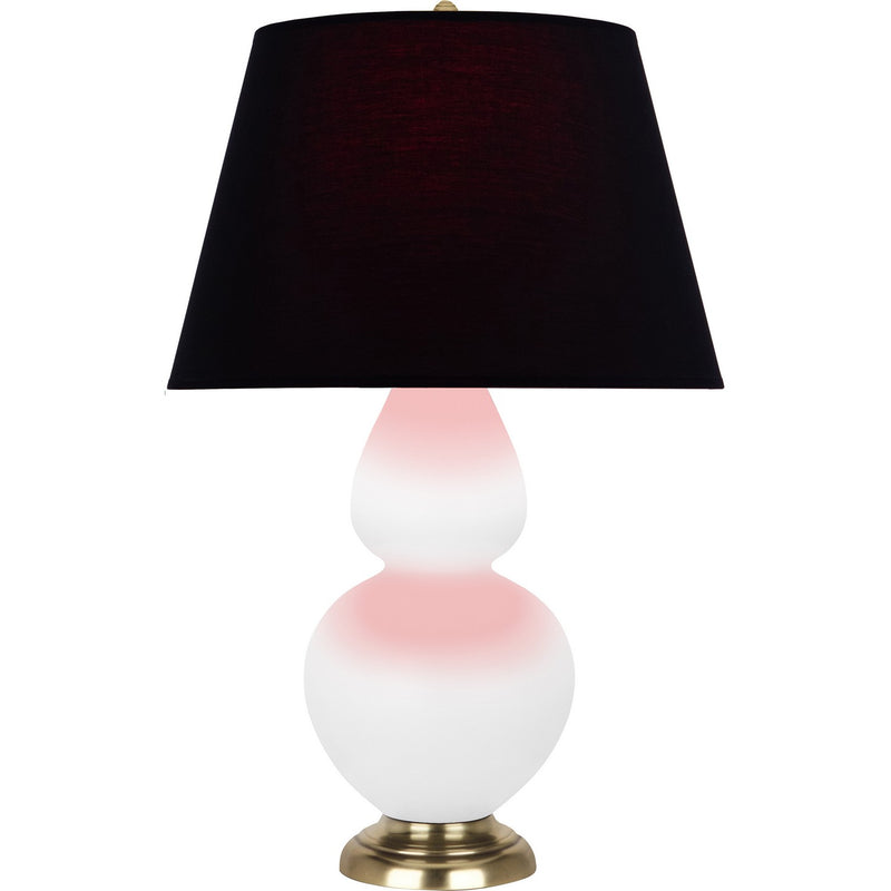 Robert Abbey MDY20K One Light Table Lamp, Matte Daisy Glazed Ceramic w/Antique Natural Brassed