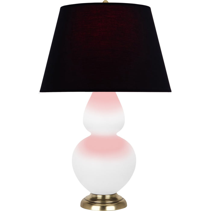 Robert Abbey MDY20K One Light Table Lamp, Matte Daisy Glazed Ceramic w/Antique Natural Brassed