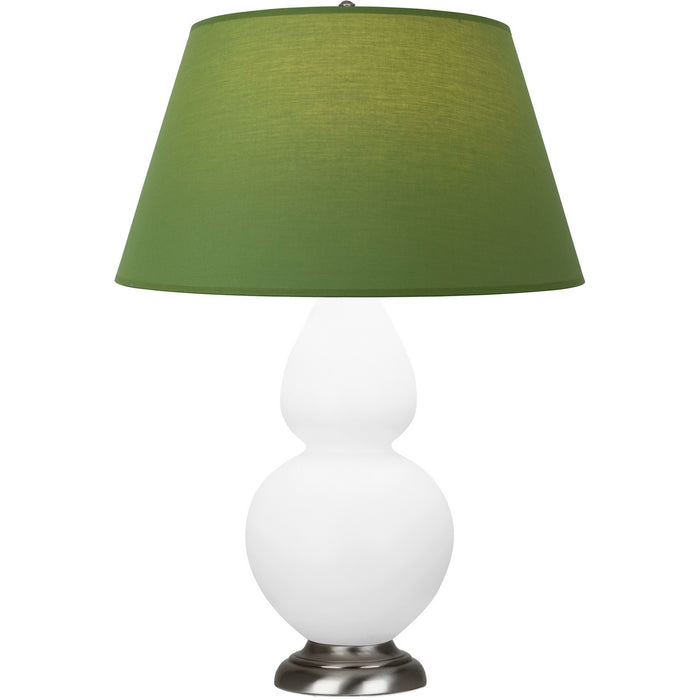 Robert Abbey MDY22G One Light Table Lamp, Matte Daisy Glazed Ceramic w/Antique Silvered