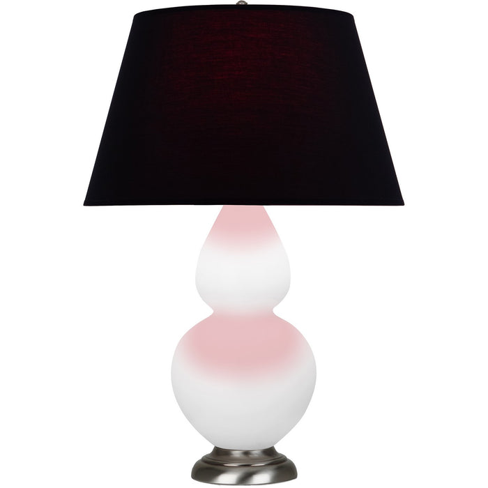 Robert Abbey MDY22K One Light Table Lamp, Matte Daisy Glazed Ceramic w/Antique Silvered