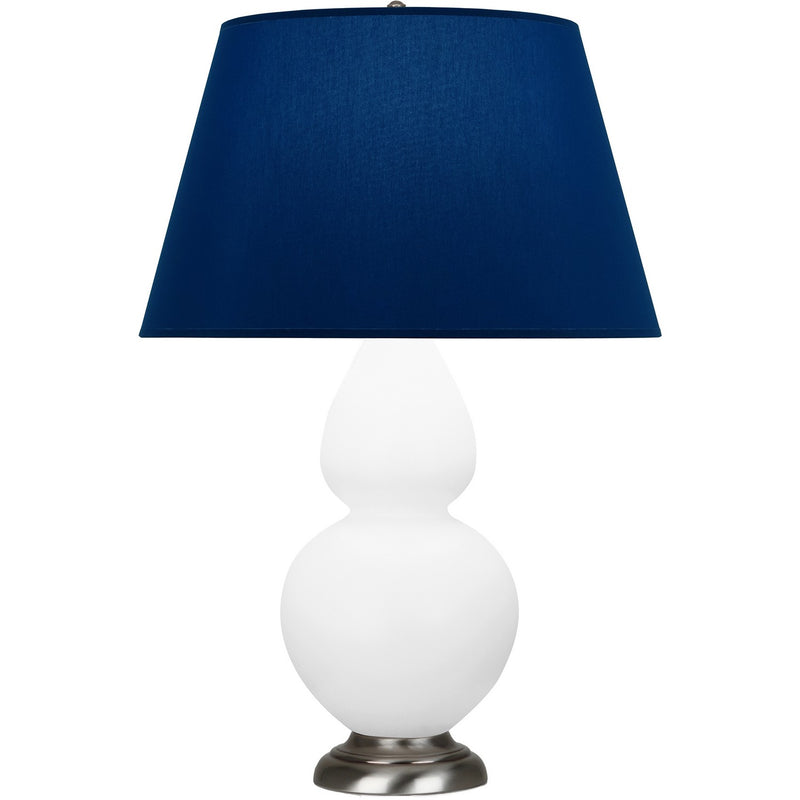 Robert Abbey MDY22N One Light Table Lamp, Matte Daisy Glazed Ceramic w/Antique Silvered