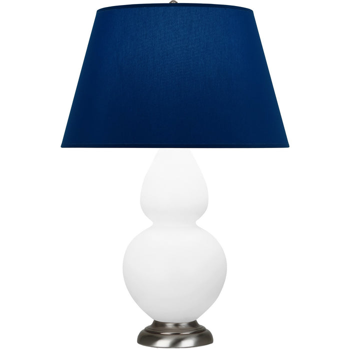 Robert Abbey MDY22N One Light Table Lamp, Matte Daisy Glazed Ceramic w/Antique Silvered