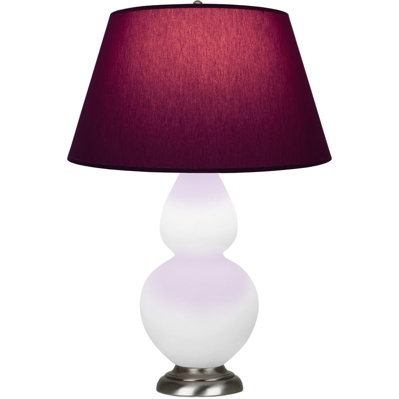 Robert Abbey MDY22P One Light Table Lamp, Matte Daisy Glazed Ceramic w/Antique Silvered