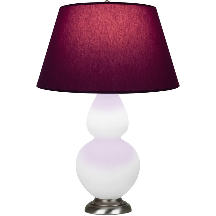 Robert Abbey MDY22P One Light Table Lamp, Matte Daisy Glazed Ceramic w/Antique Silvered
