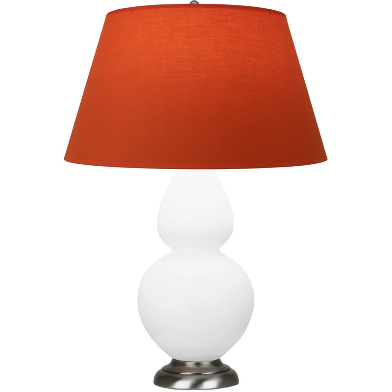 Robert Abbey MDY22T One Light Table Lamp, Matte Daisy Glazed Ceramic w/Antique Silvered