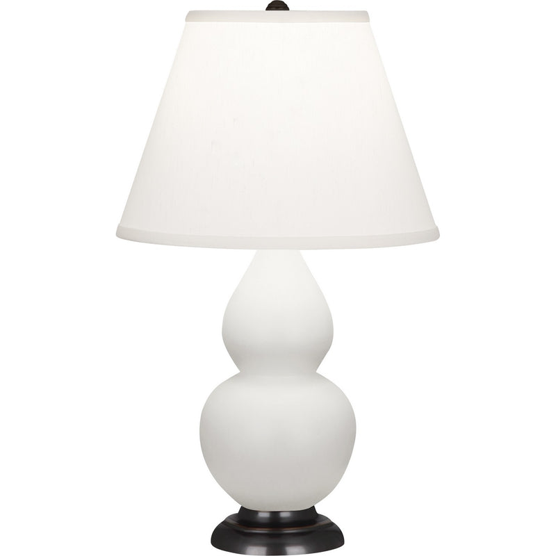 Robert Abbey MDY51 One Light Accent Lamp, Matte Daisy Glazed Ceramic w/Deep Patina Bronzeed