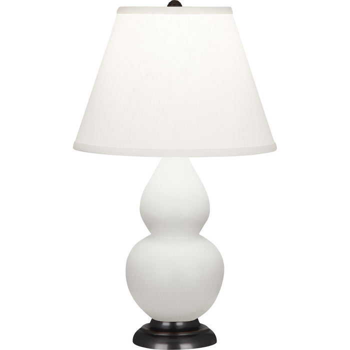 Robert Abbey MDY51 One Light Accent Lamp, Matte Daisy Glazed Ceramic w/Deep Patina Bronzeed
