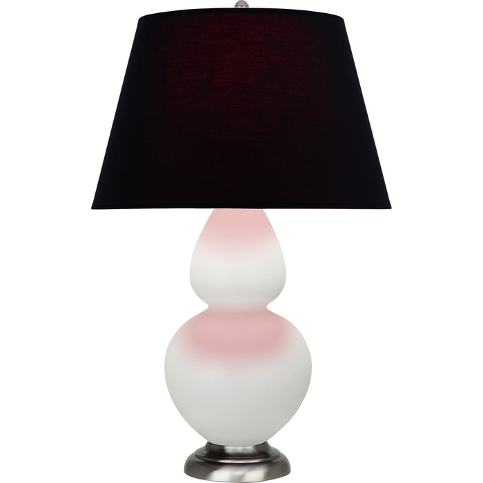 Robert Abbey MLY59K One Light Table Lamp, Matte Lily Glazed Ceramic w/Antique Silvered